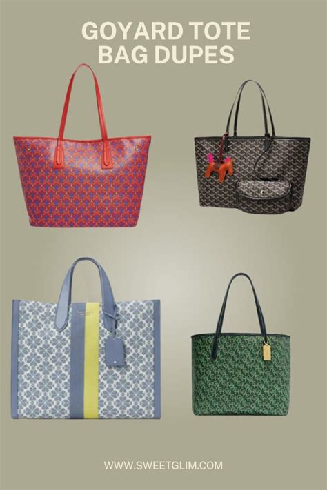 coach goyard dupe|goyard tote bag dupe alternative.